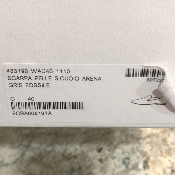 BALENCIAGA
Gris Fossile Leather Studded Loafers - Picture 6 of 11